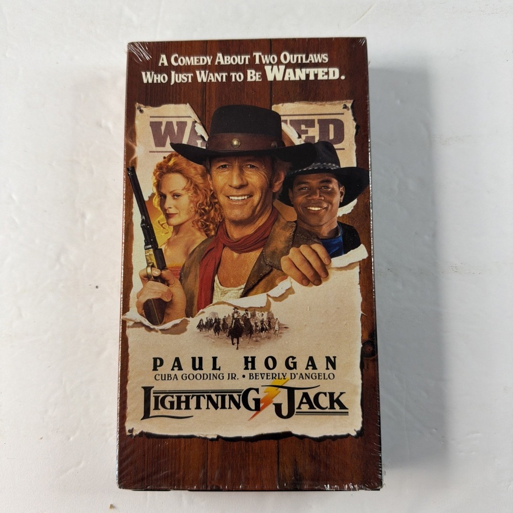 Lightning Jack 1994 VHS Paul Hogan Cuba‎ Gooding JR Beverly DAngelo VHS